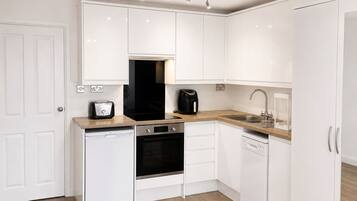 Microwave, oven, dishwasher, toaster