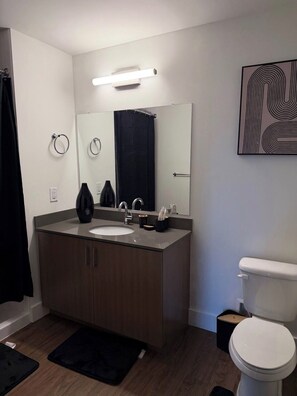 Hair dryer, towels, toilet paper - 2-bedroom apartment in tranquil Birmingham with AC for relaxing stays (Birmingham)
