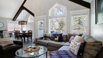 Smart TV, fireplace, video games, books