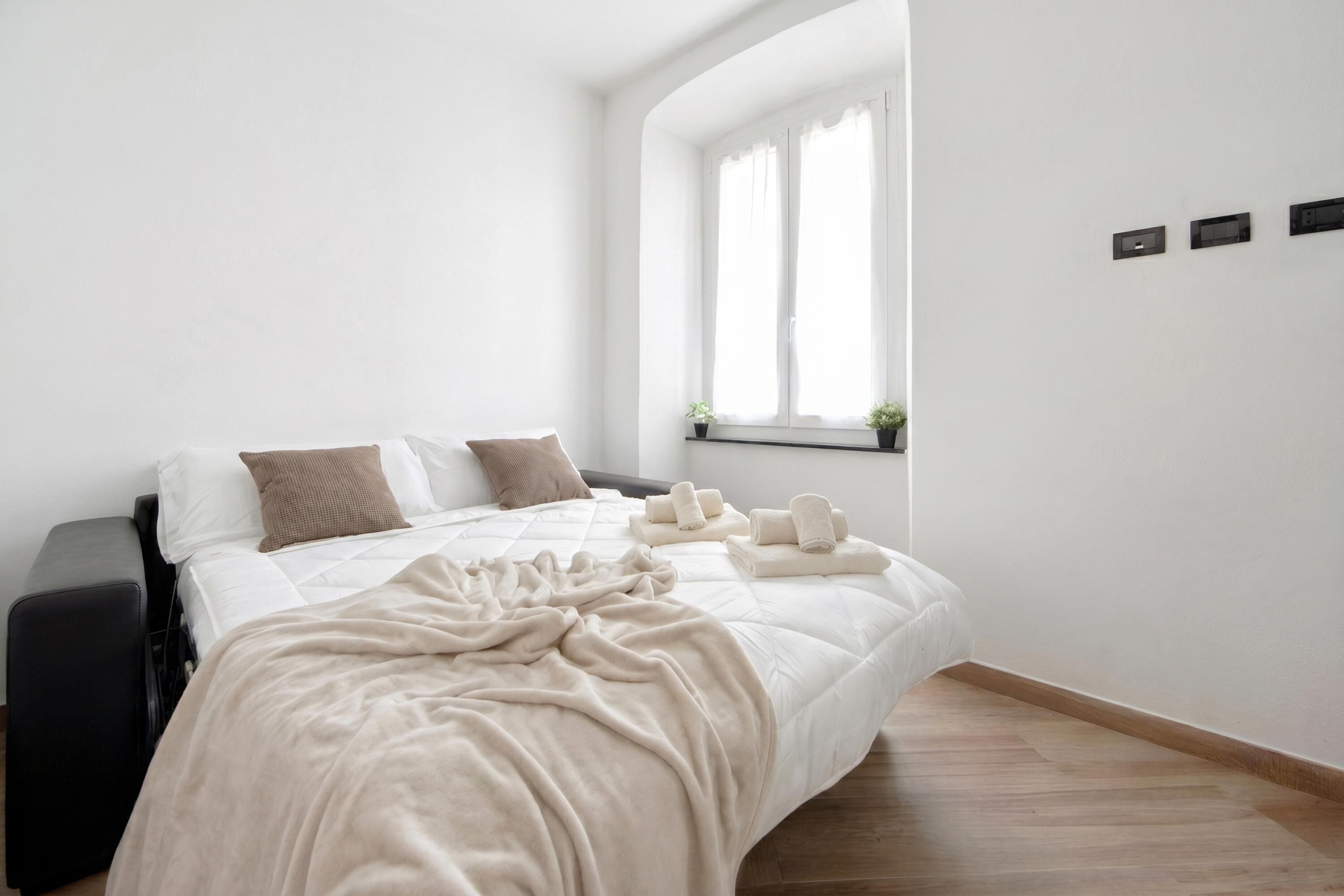 Sofa bed (sleeping area for studio)