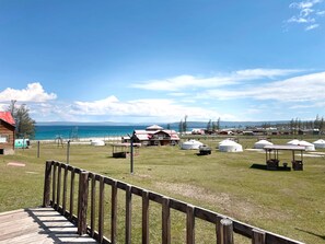 Cabane Standard, salle de bains privée, vue lac | Vue sur le lac