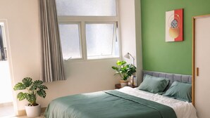 Studio, balkon, pemandangan kota