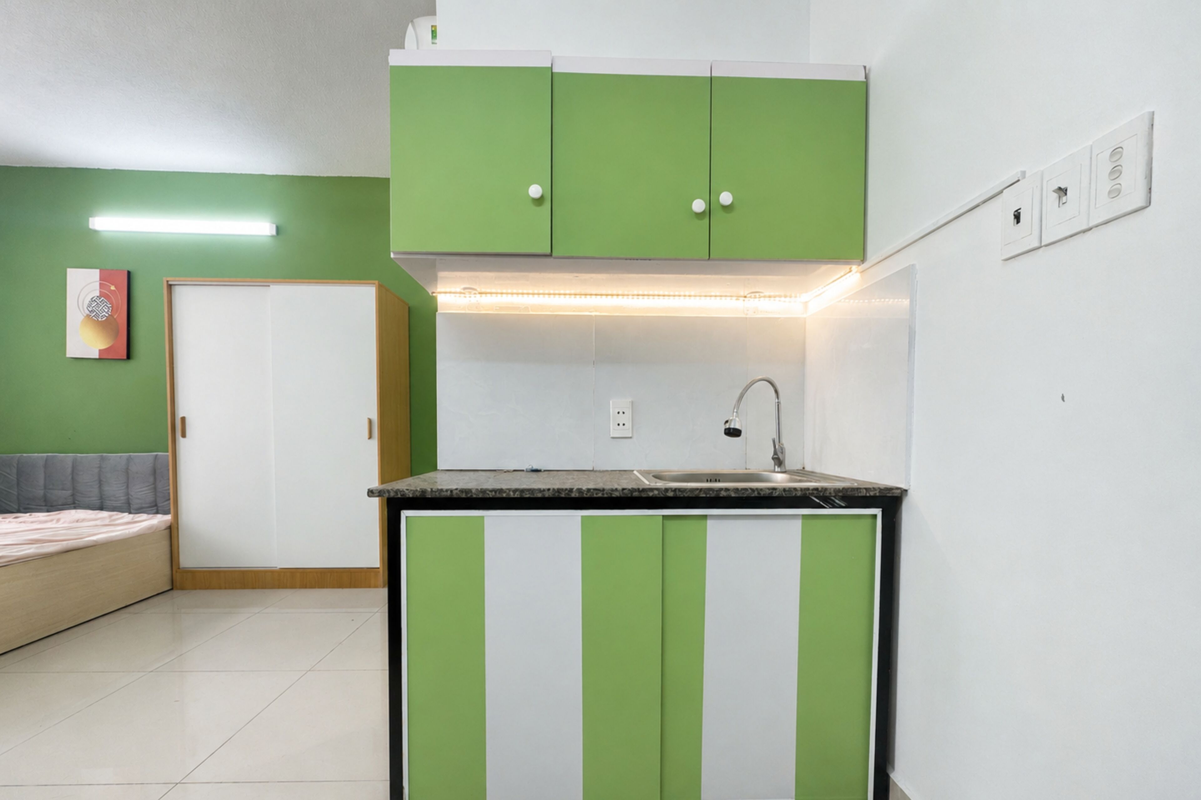 Studio, Balkon, Stadtblick | Innenbereich
