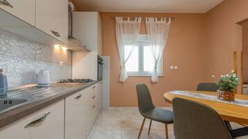 Apartment (Two Bedroom Apartment with Terrace) | Private kitchen | Fridge