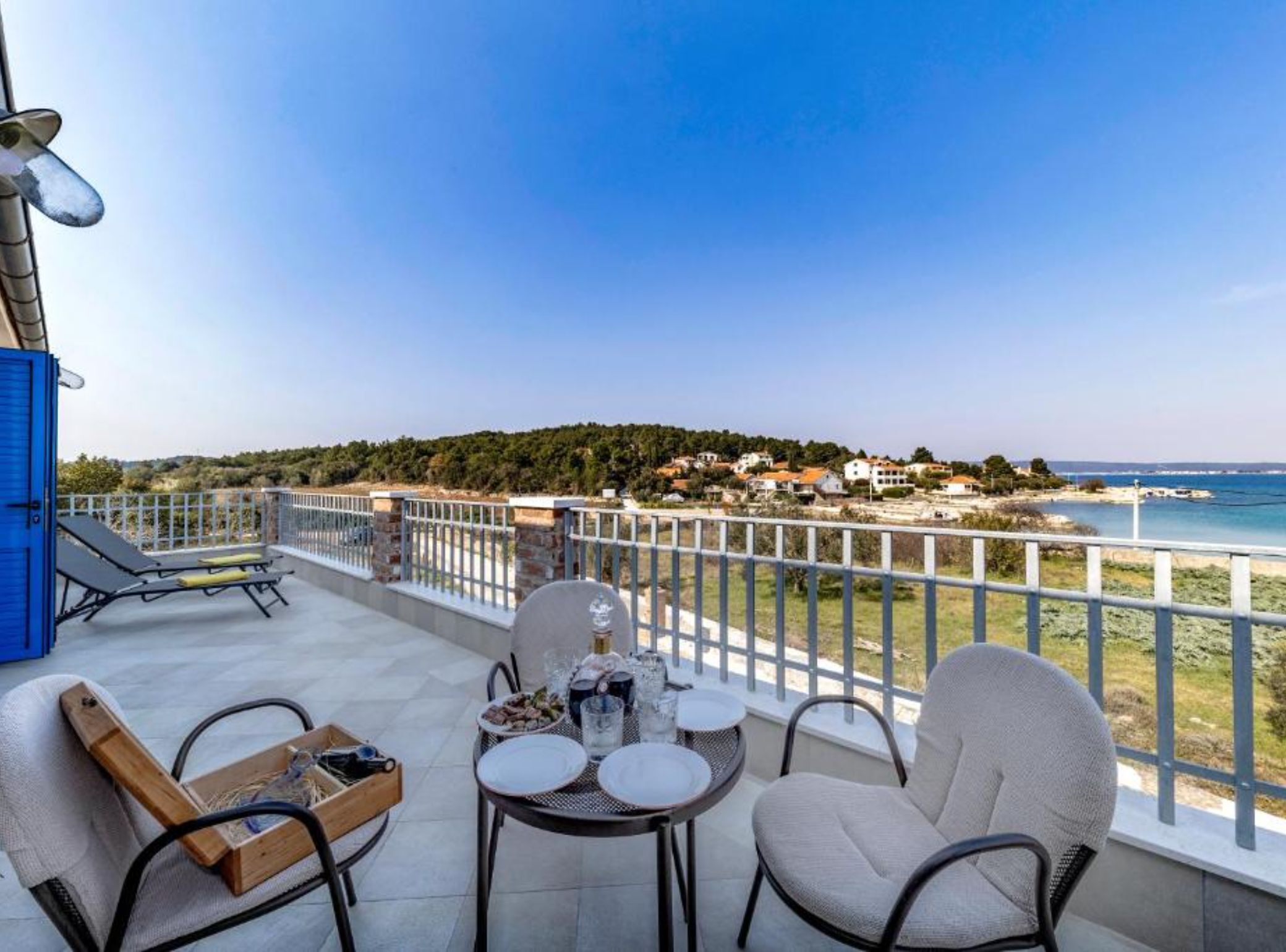 Villa (Villa Panda with pool and sea view) | Terrace/patio