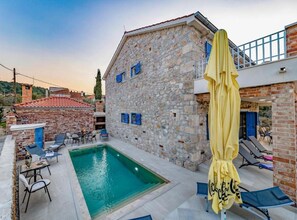 Villa (Villa Panda with pool and sea view) | Outdoor pool | Seasonal outdoor pool, sun loungers - Villa Panda (Pasman)