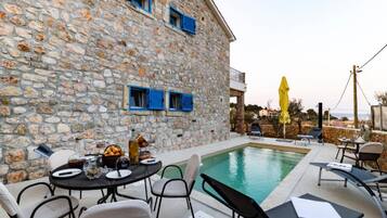 Villa (Villa Panda with pool and sea view) | Outdoor pool | Seasonal outdoor pool, sun loungers