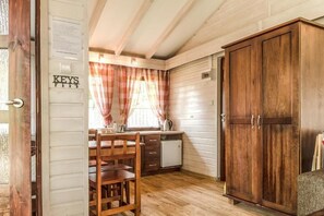 Comfort-hus - udsigt til have | Interiør