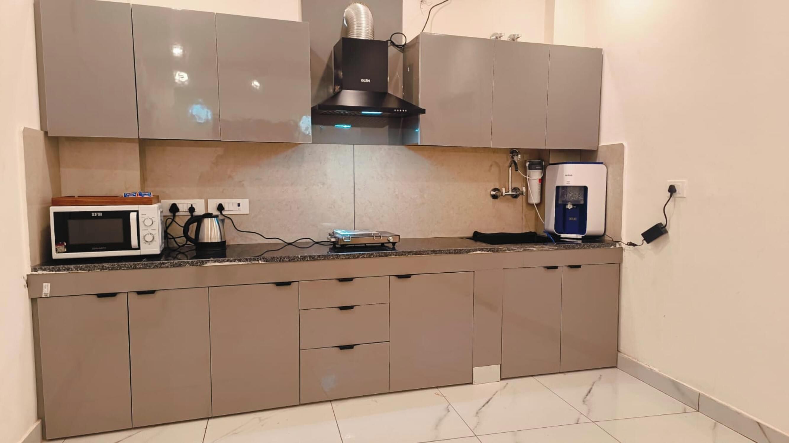 2Bhk Luxury Apartment | Private kitchen | Fridge, cookware/dishes/utensils