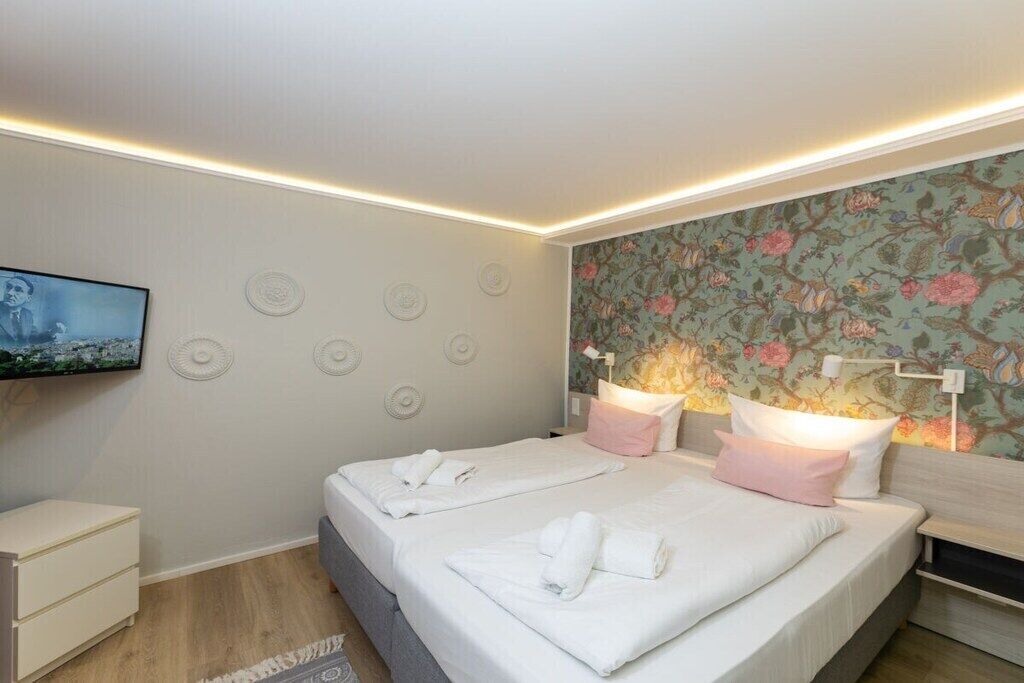 1 Schlafzimmer, Reisekinderbett, kostenloses WLAN, Bettwäsche