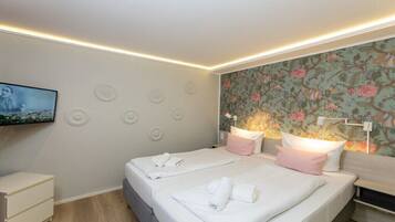 1 Schlafzimmer, Reisekinderbett, kostenloses WLAN, Bettwäsche