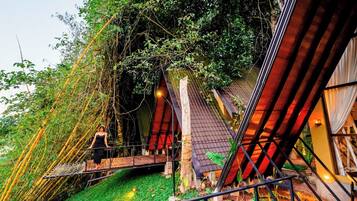 Family Double Room, River View | Terrace/patio
