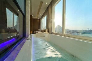 Junior Suite With Jacuzzi - Panoramic Pyramids View | View from room - Kemet Pyramids View Hotel (Giza)