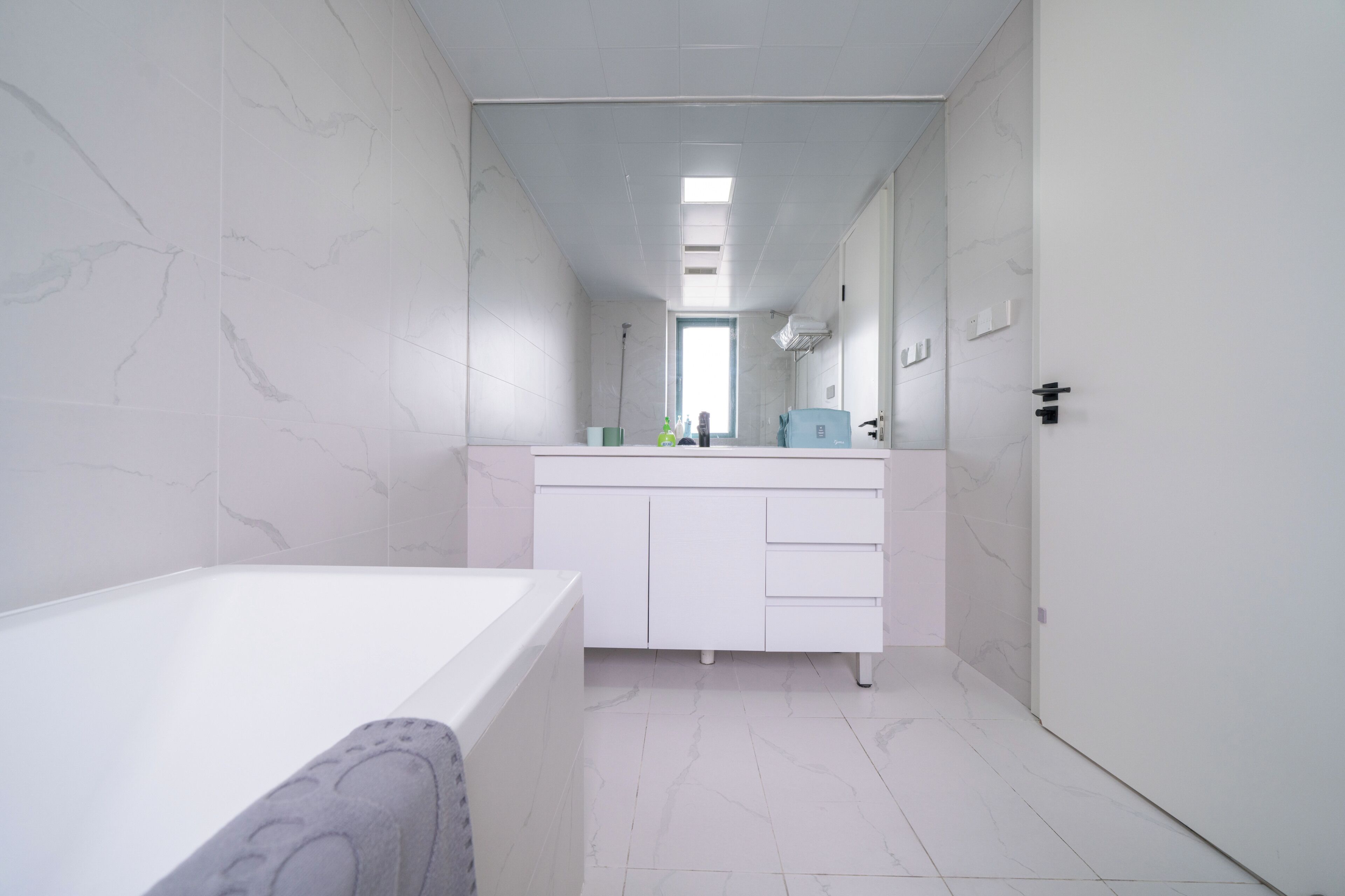 Departamento superior, para no fumadores, vista a la ciudad | Baño