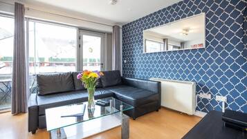 Appartement, 1 lit double et 1 canapé-lit, cuisine | Coin séjour