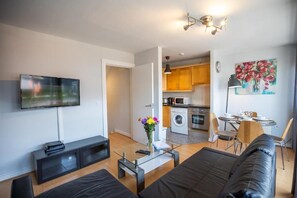 Căn hộ, 1 giường đôi và sofa giường, bếp | Khu phòng khách