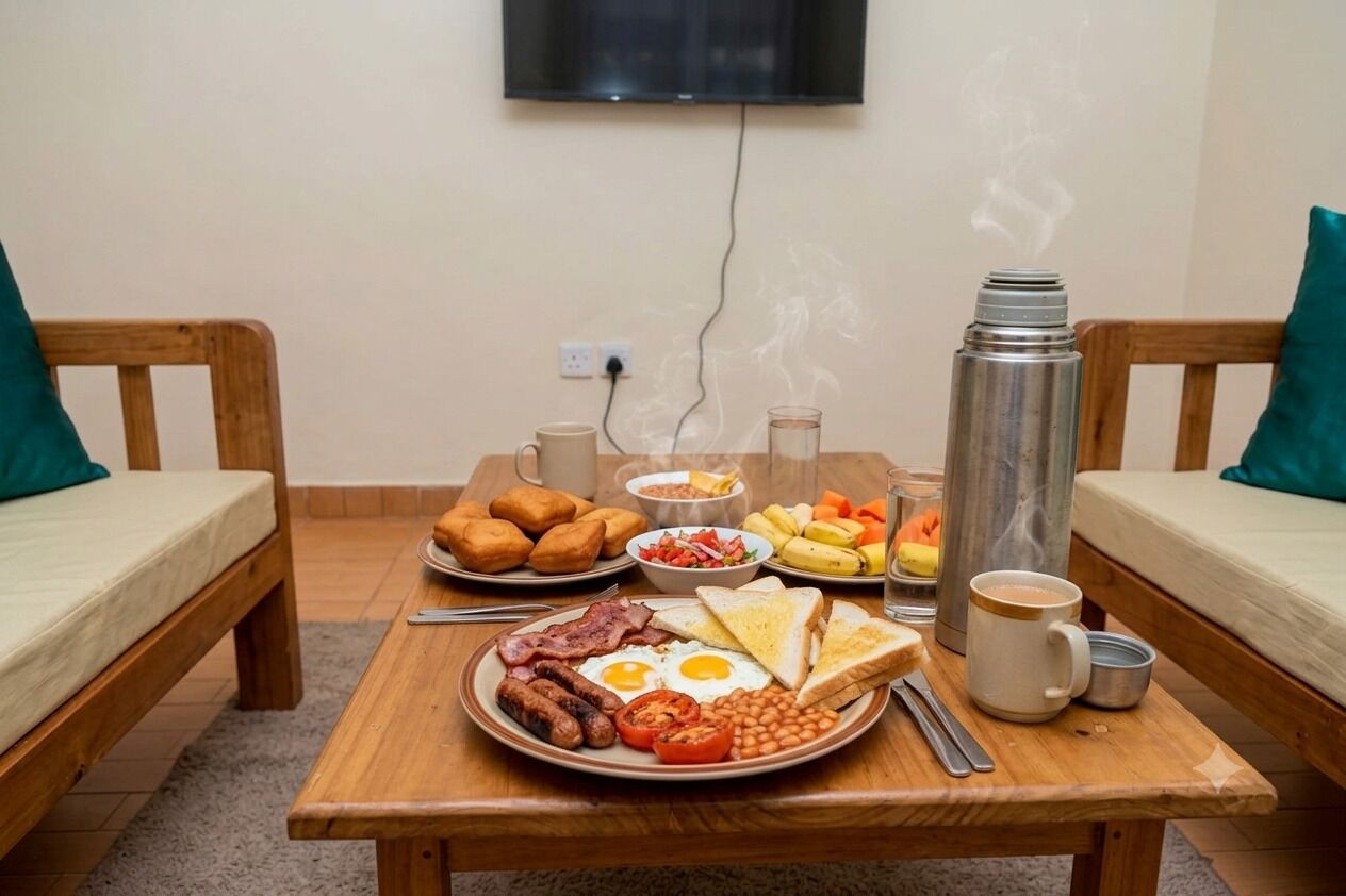 Free daily English breakfast