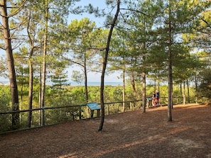 Blick von der Unterkunft