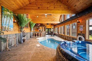 Pool - Private Mountain Resort | Indoor Pool, Theater & Sleeps 22 (Sevierville)