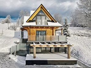 Exterior - luxury house & SPA - jacuzzi, sauna with a view of the Tatra Mountains (Bukowina Tatrzańska)