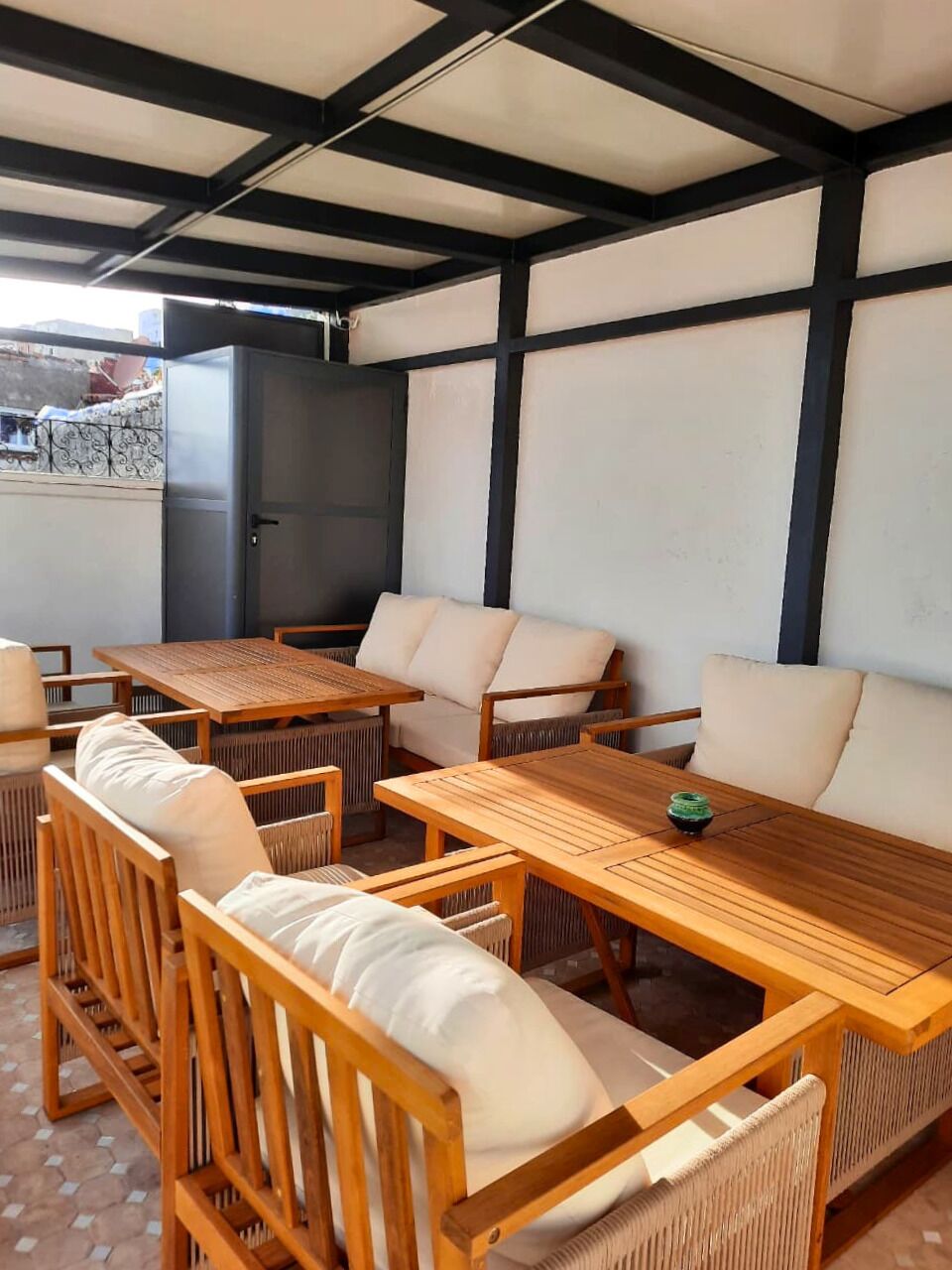 Terrasse sur le toit