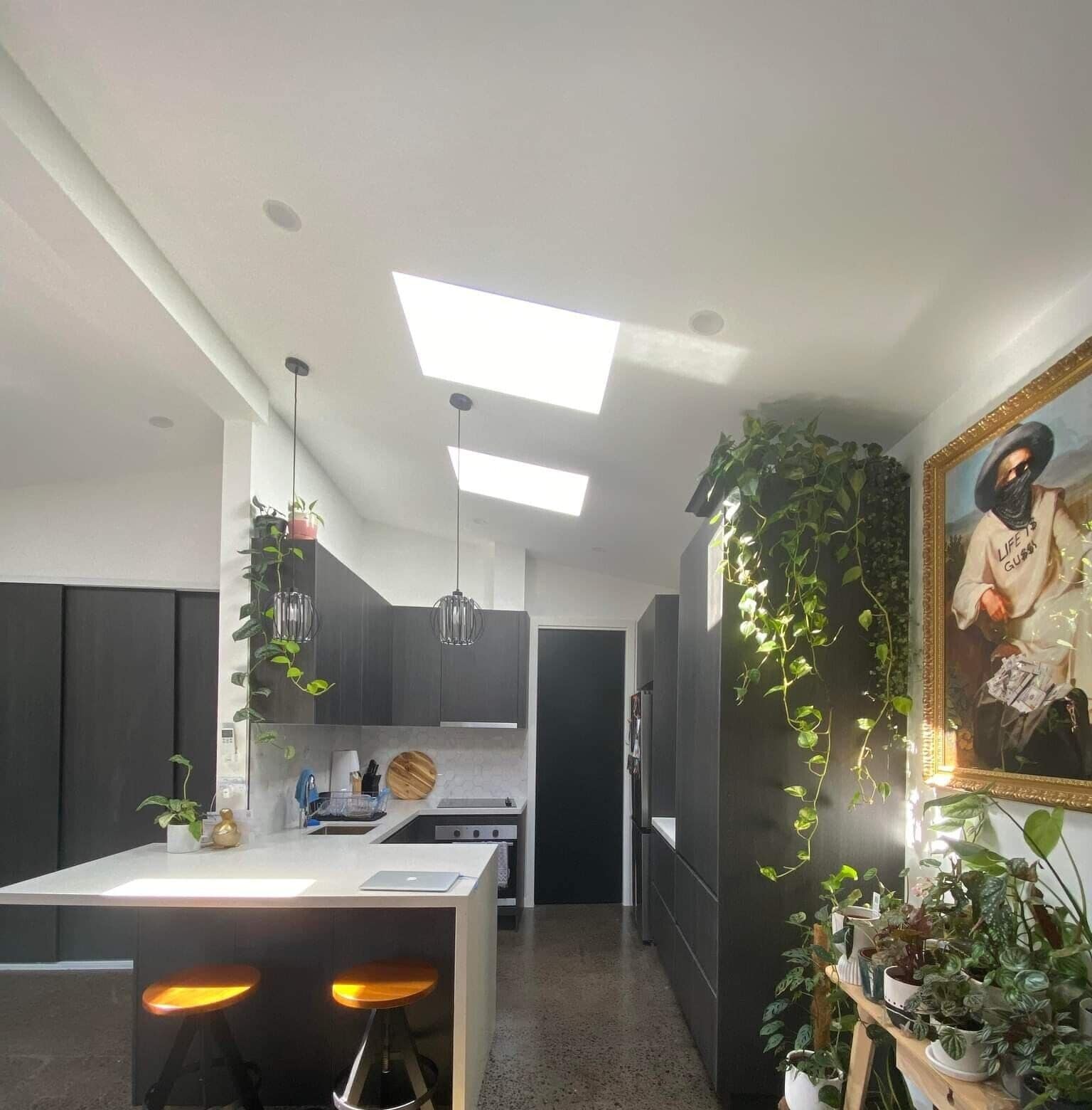 Private kitchen. Architectural Coastal Retreat
