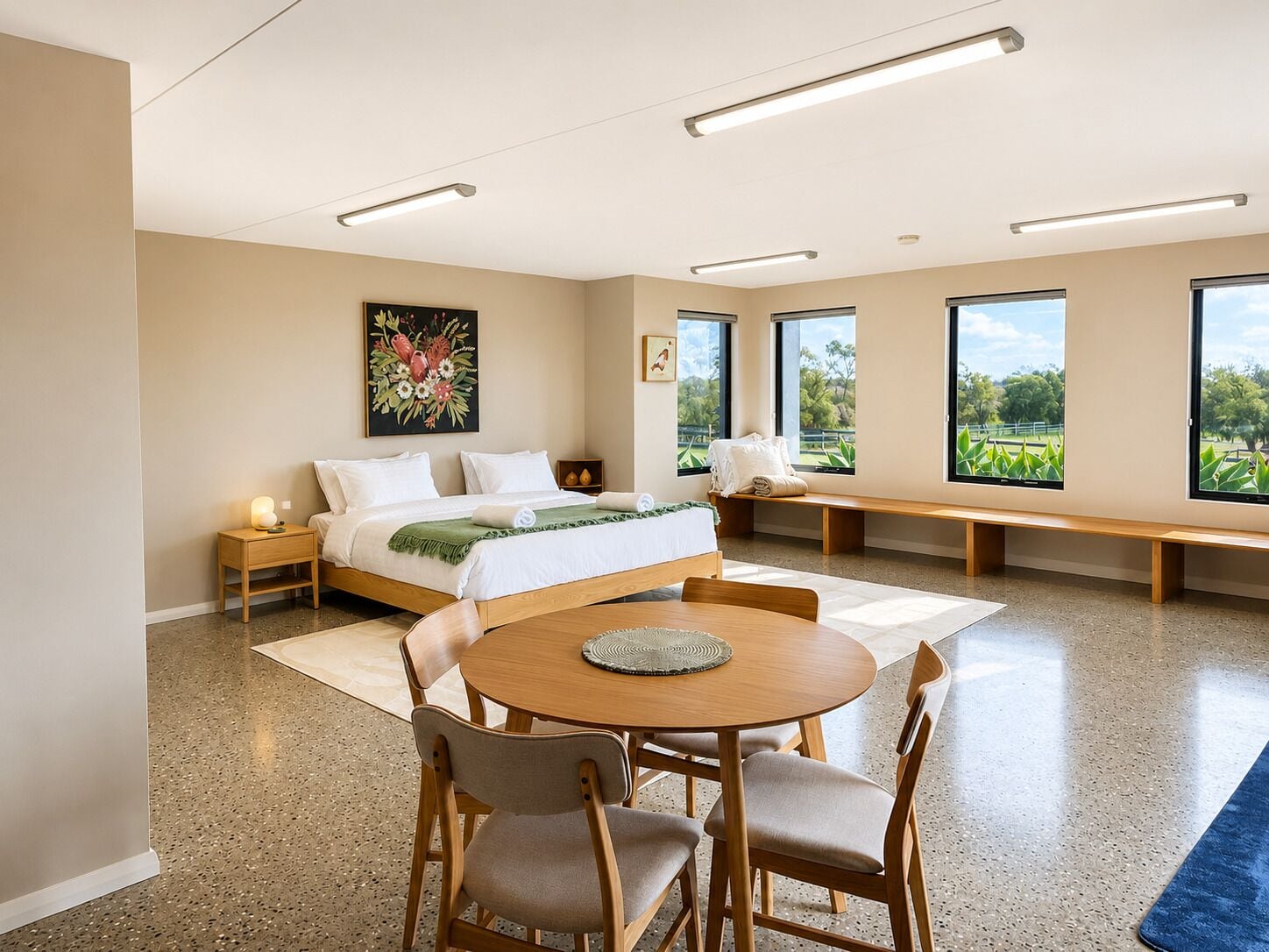 1 chambre, accès au Wi-Fi (inclus), literie fournie