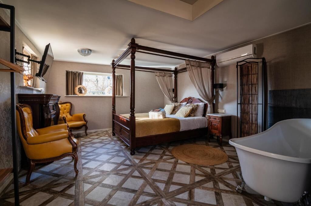 Superior Double Room, Patio, River View | In-room safe, blackout drapes, free WiFi