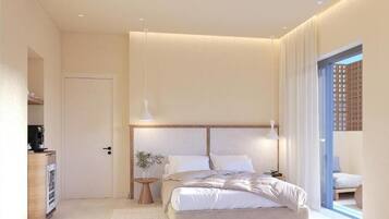 Family Apartment, Balcony, Sea View | In-room safe, desk, soundproofing, iron/ironing board