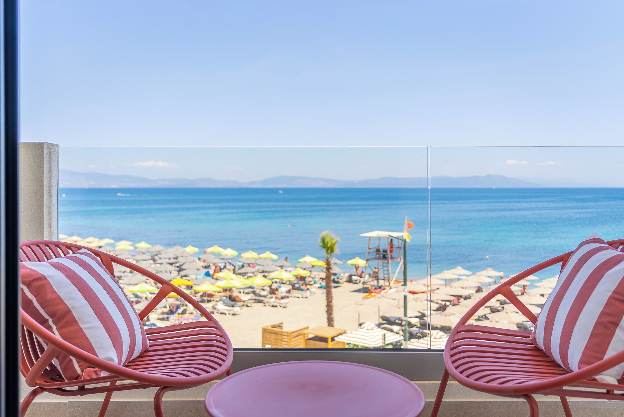 Family Apartment, Balcony, Sea View | Terrace/patio