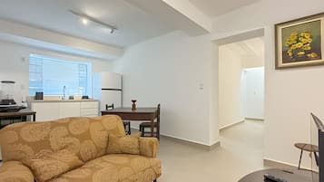 Basic Apartment | Living area | 14-inch Smart TV with digital channels