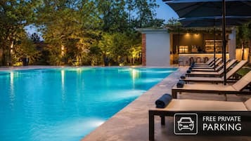 Seasonal outdoor pool