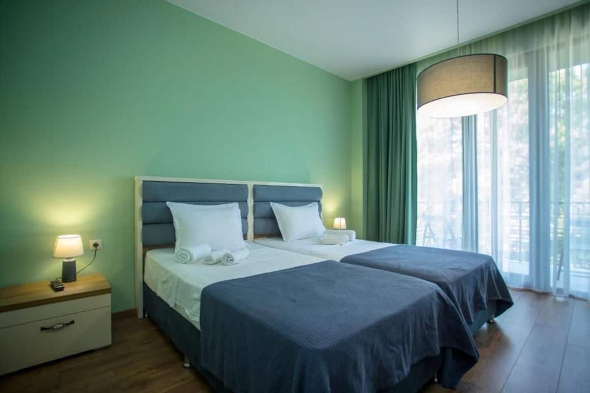 Standard Twin Room, Balcony, Sea View | In-room safe, free WiFi