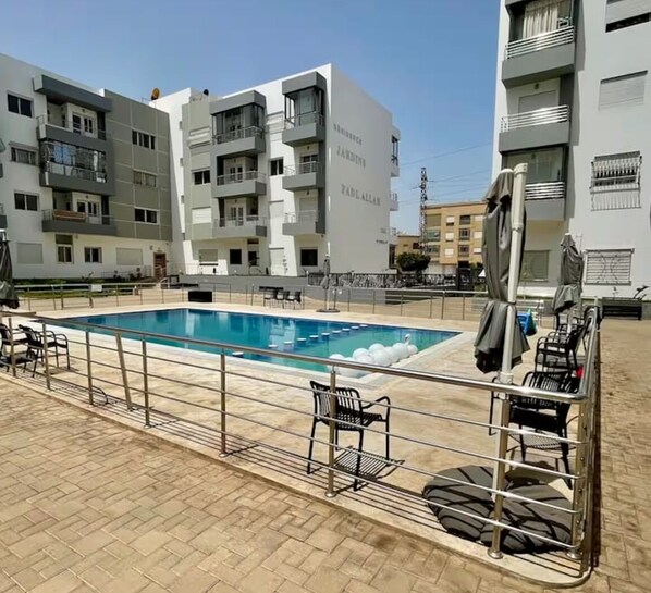 Pool - Relaxing stay - Swimming pool, Balcony & Near the sea (Mohammédia)