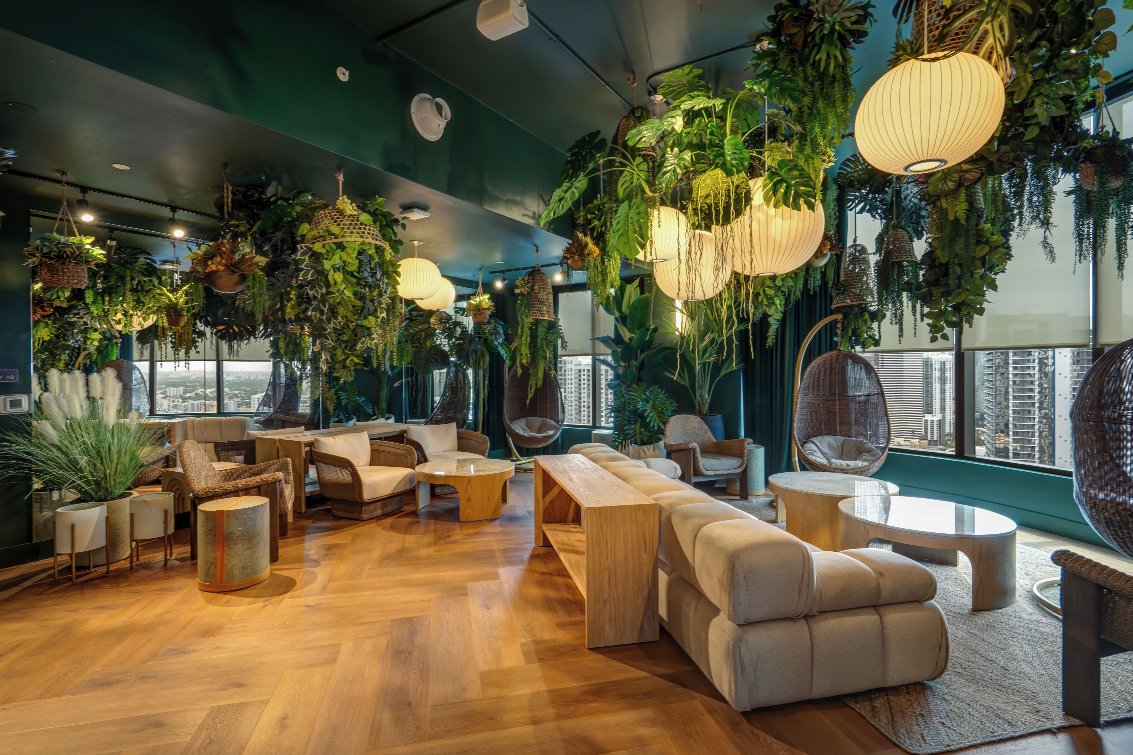 Sala de estar en el lobby