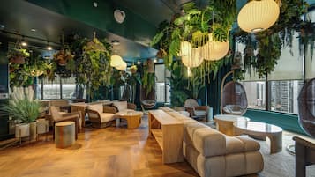 Sala de estar en el lobby