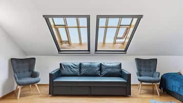 Fernseher, Kamin, DVD-Player, Arbeitsbereiche