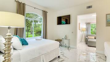 Desk, iron/ironing board, travel crib, WiFi