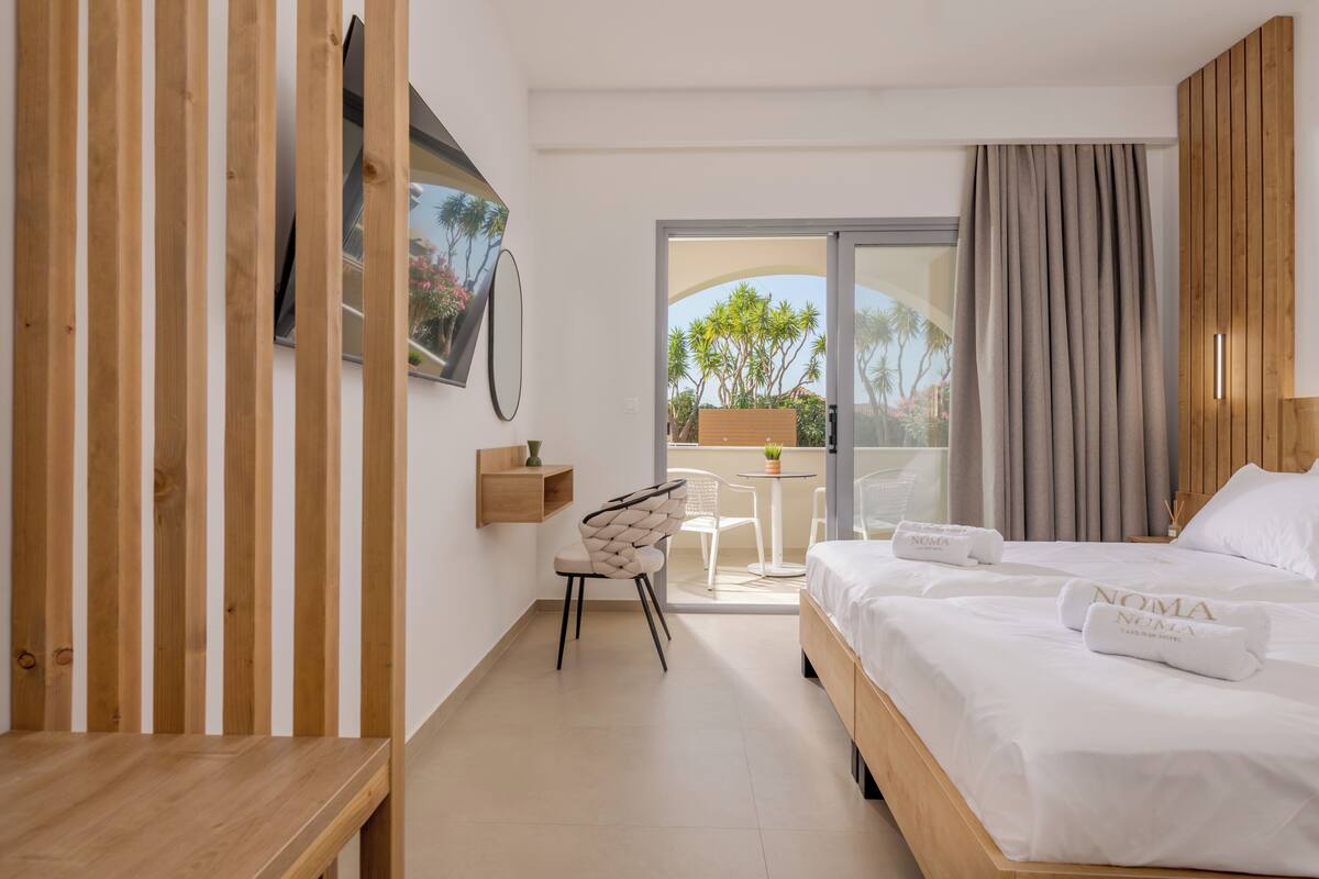 Superior Twin Room, Ground Floor | In-room safe, desk, blackout curtains, iron/ironing board