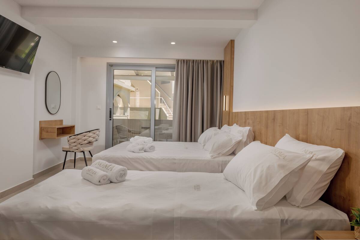 Superior Triple Room, Garden View, Ground Floor | View from room