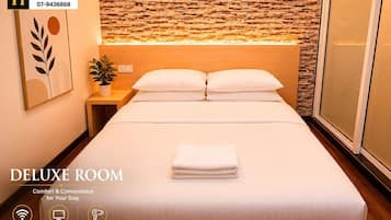 Shower, free toiletries, towels, soap