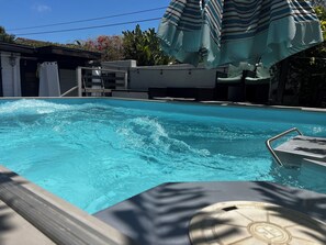 Outdoor pool, a heated pool - 3-bedroom house in perfect Encinitas with AC and Endless Pool (Encinitas)