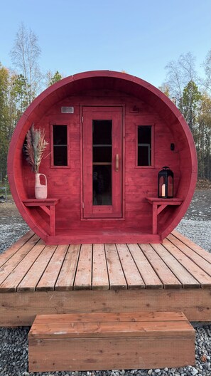 Exterior - Rustic Red Retreat & Sauna (Talkeetna)