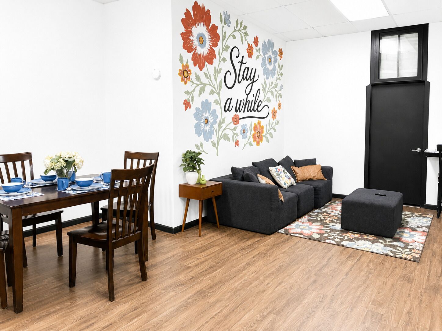 Departamento, 3 habitaciones, para no fumadores, vista al parque | Área de sala de estar