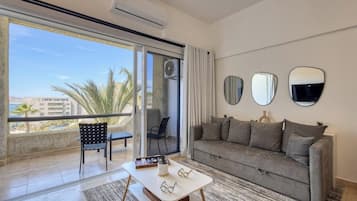 Apartment, 1 Katil Raja (King) dengan Katil Sofa, Ocean View (Misiones del Cabo #7309) | Ruang tamu