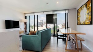 Living area - w* | Brilliant 1BR w/ AC in the Heart of Roma Sur (Ciudad de México)