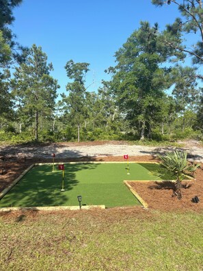 Property grounds - Golf + Beach stay w/ private putting green! (Shallotte)