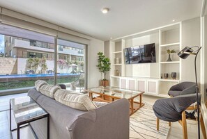 Condo, Multiple Beds, Pool View (Sea Breeze Getaway at Vista Velas) | Living area - Peaceful Condo With Resort Pool, High-speed Wifi & Relaxing Outdoor Space (Cabo San Lucas)