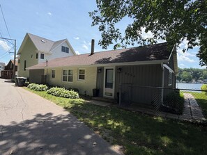 Exterior - Waterfront Curvy Midcentury Cabin on Paw Paw Lake - Memories Made Here!  (Watervliet)