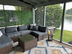 Interior - Waterfront Curvy Midcentury Cabin on Paw Paw Lake - Memories Made Here!  (Watervliet)